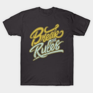 Break The Rules Vintage Style T-Shirt